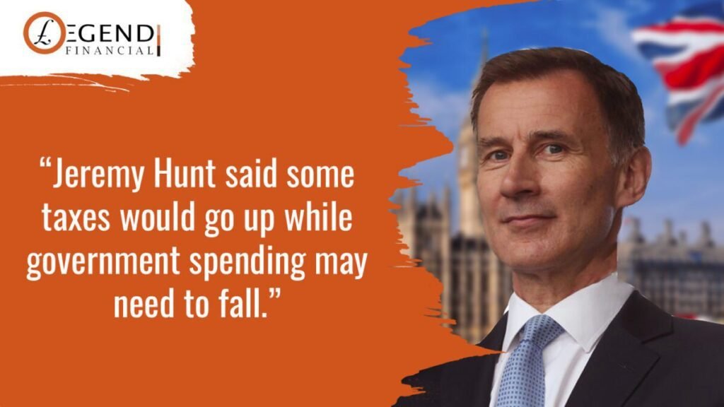 Some taxes will increase, says Mr Hunt