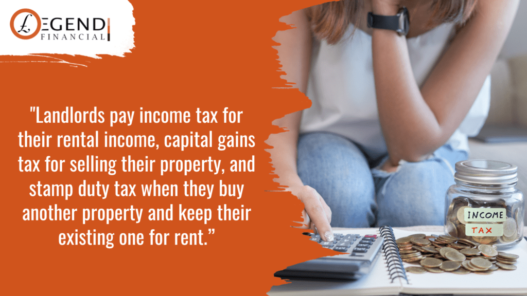 accidental landlord capital gains tax