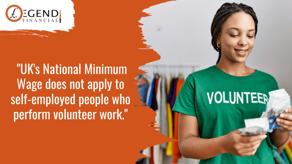 Minimum Wage does not apply to self-employed people